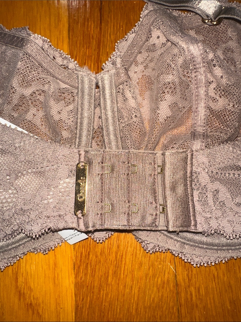 NWT Chantelle Lace Underwire Bra in Taupe - Picture 9 of 9